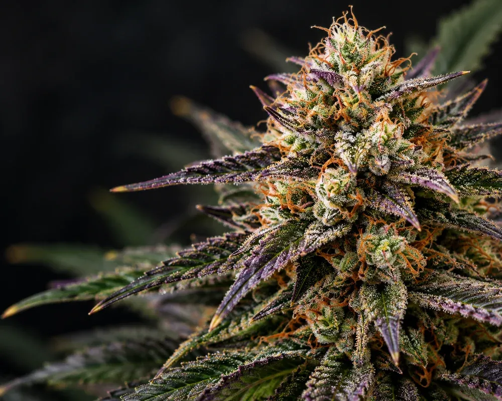 cannabis bud close up